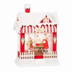 Item 282151 Santas Musical Lighted Water Bakery