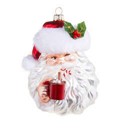 Item 282448 thumbnail Santa Drinking Cocoa Ornament