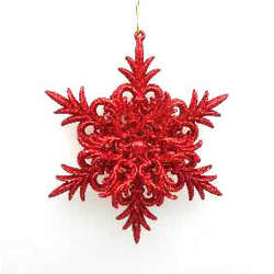 Item 302377 thumbnail Red Flower Ornament