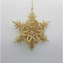 Item 302378 thumbnail Champagne Gold Flower Ornament
