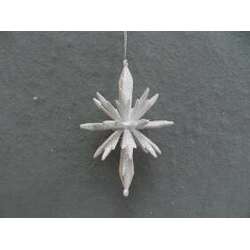 Item 302403 thumbnail White 3D Spiked Ornamentl