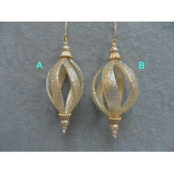 Item 303027 thumbnail Champagne Gold Finial Ornament