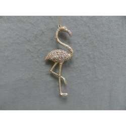 Item 303039 thumbnail Sand Gold Flamingo Ornament