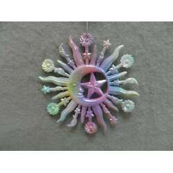 Item 303041 thumbnail Multicolor Star/Moon/Sun Ornament