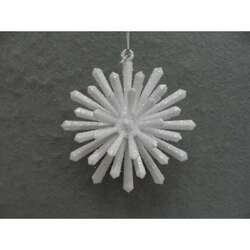 Item 303053 thumbnail Iridescent/Sparkle Silver Ice Snowflake Ornament