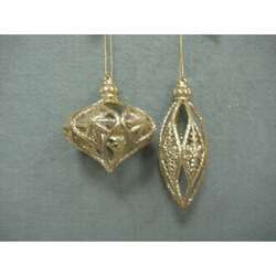 Item 303058 thumbnail Champagne Gold Onion/Finial Ornament