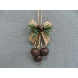 Item 303080 Brown Jingle Bell Cluster Ornament