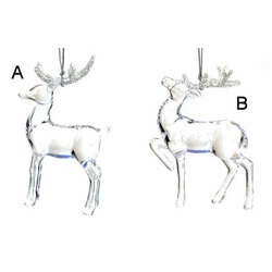 Item 312028 thumbnail Clear Deer Ornament