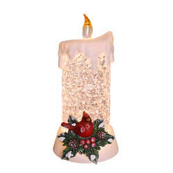 Item 322013 thumbnail Ivory And Holly Glitter Candle