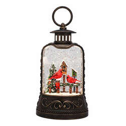 Item 322027 Christmas Cardinal Birdhouse Lantern