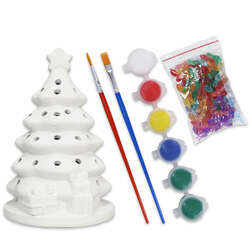 Item 322045 thumbnail Paint Your Own Light Up Christmas Tree Kit
