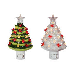Item 322057 thumbnail Green And White Cardinal Tree Nightlight