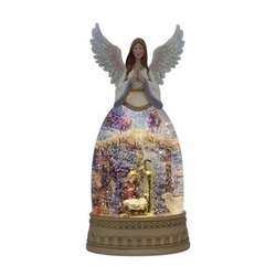 Item 322061 Angel Nativity Glitter Lantern