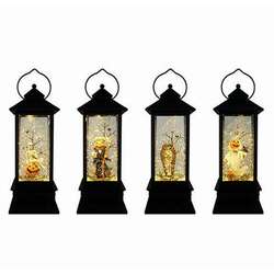 Item 322084 Jack-O-Lantern & Friends Glitter Lantern
