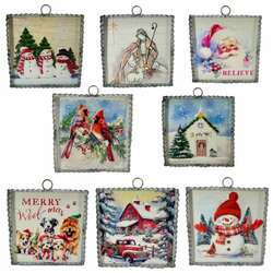 Item 322089 thumbnail Happy Holidays Tin Wall Decor