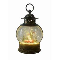 Item 322139 thumbnail Lighted Red Pickup Truck Snow Globe Lantern