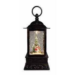 Item 322227 Building A Snowman Glitter Lantern