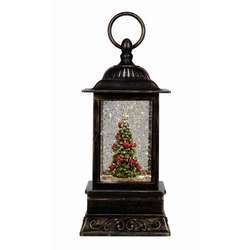 Item 322240 Cardinal Tree Glitter Lantern