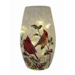 Item 322276 Light Up Cardinal Vase