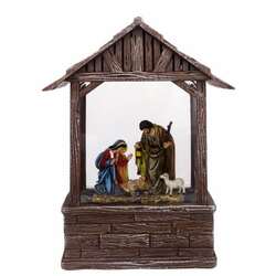Item 322393 Nativity Manger Glitter Lantern