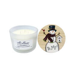 Item 322462 thumbnail 12oz Jolly Snowman Candle