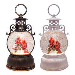 Item 322533 Cardinals Glitter Lantern