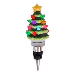 Item 322538 LED Retro Tree Wine Stopper