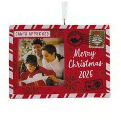 Thumbnail Holiday Postcard 2025 Photo Frame Ornament