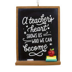 Item 333442 Teacher Blackboard Ornament
