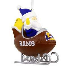 Item 333534 thumbnail Santa Football Sled Los Angeles Rams
