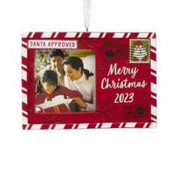 Item 333578 thumbnail Photo Holder Christmas Letter Dated 2023 Ornament