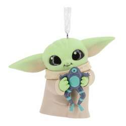 Item 333881 Mandalorian Grogu With Frog Ornament
