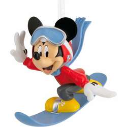 Item 333921 thumbnail Snowboarding Mickey Ornament