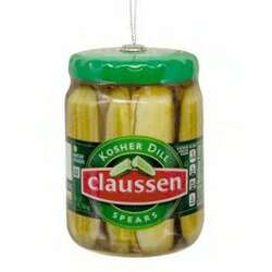 Item 333941 thumbnail Claussen Pickle Jar Ornament
