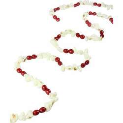 Item 353001 thumbnail 6 Foot Popcorn and Cranberry Plastic Garland