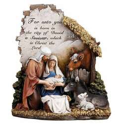Item 353007 Holy Family With Animals