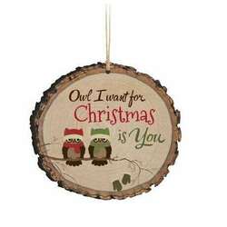 Item 364023 thumbnail Owl I Want For Christmas Is You Barky Ornament