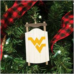 Item 364611 thumbnail West Va University Sled Ornament