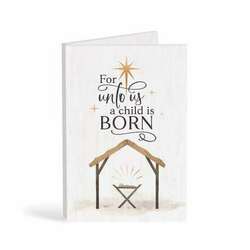 Item 364653 For Unto Us Sign Folding Sign