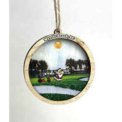 Item 396233 thumbnail Ornament Santa Golf - Myrtle Beach
