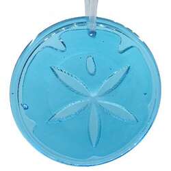 Item 396276 thumbnail Turquoise Glass Sandollar Sun Catcher