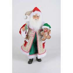 Item 403072 thumbnail Whimisical Gingerbread Santa Figure
