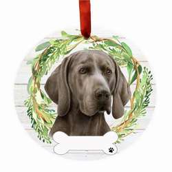 Item 407359 thumbnail WEIMARANER WREATH ORNAMENT