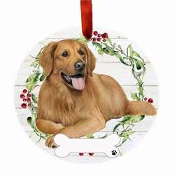 Item 407380 thumbnail Golden Retriever Wreath Ornament