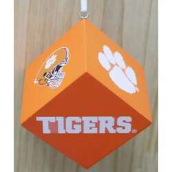 Item 416140 thumbnail Clemson University Tigers Cube Ornament