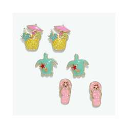 Item 418142 thumbnail Cocktail Turtle Flipflop Earrings