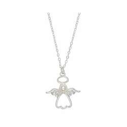 Item 418262 thumbnail Silver Angel With Pearl Necklace