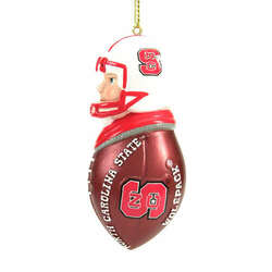Item 420185 thumbnail North Carolina State University Wolfpack Tackler Ornament