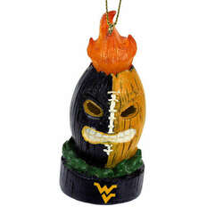 Item 420448 thumbnail West Virginia University Mountaineers Lit Team Tiki Ball Ornament
