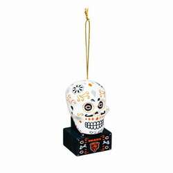 Item 420727 thumbnail Chicago Bears Sugar Skull Ornament